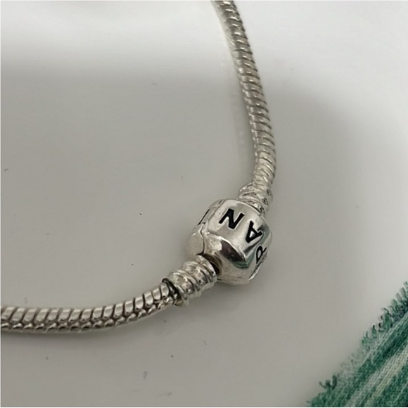 Pandora Moments Silver Snake Chain Necklace - Picture 3 of 7